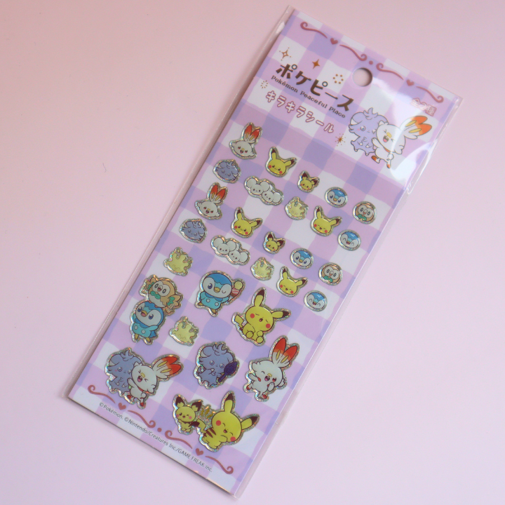 Sticker Sheet Pokémon Poképeace Kirakira (Pokémon)