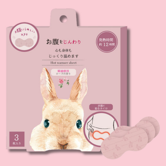 Rose Scented Self-Heating Warm Patch for Stomack 3pc