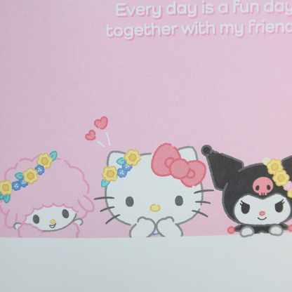 A4 Skrivebok Sanrio Friends Pink