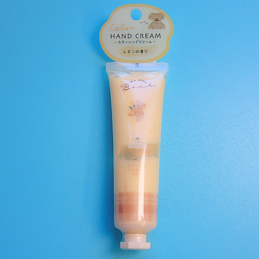 Scented Color Hand Cream My Tiny Bear Lemon 30g (KAMIO)