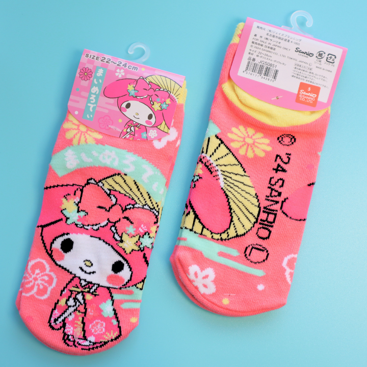 Sanrio My Melody Socks Japanese Kimono EUR 35-38 (JS PLANNINS)