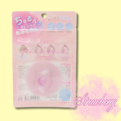 Strawberry Scented Point Facepack Heart 10pc (Q-LIA)