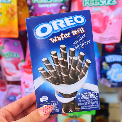 Oreo Wafer Rolls Vanilla 54g