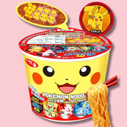 Pokemon Ramen Noodles Soy Sauce 38g (SAPPORO ICHIBAN)
