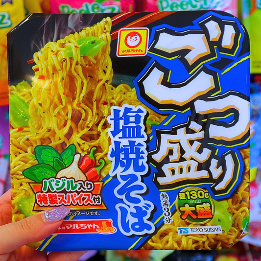 Gotsumori Cup Shio-Yakisoba Extra Big Salty Instant Stir-Noodle 156g (TOYO SUISAN) DATOVARE
