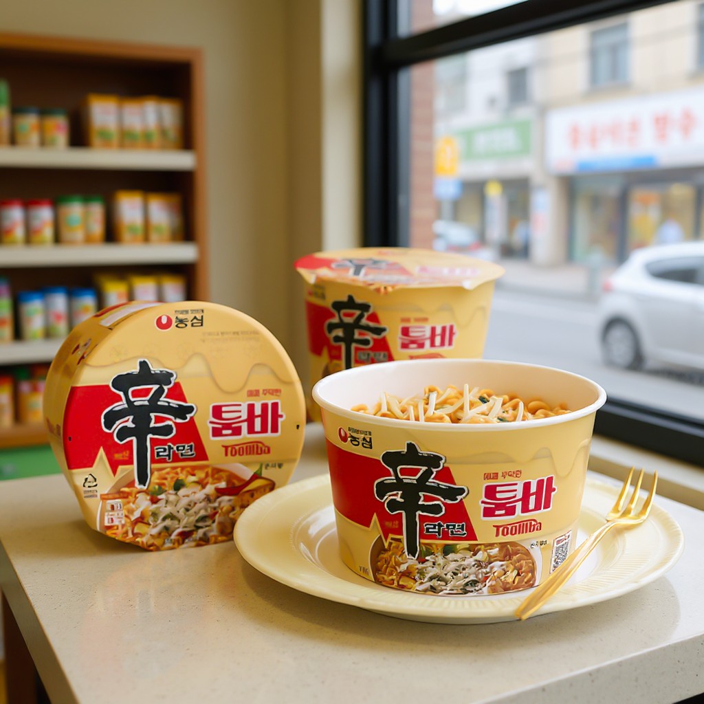 Big Bowl Shin Ramyun Stir Fry Toomba Spicy and Creamy Flavour 113g (NONGSHIM)