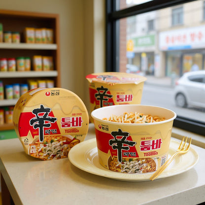 Big Bowl Shin Ramyun Stir Fry Toomba Spicy and Creamy Flavour 113g (NONGSHIM)