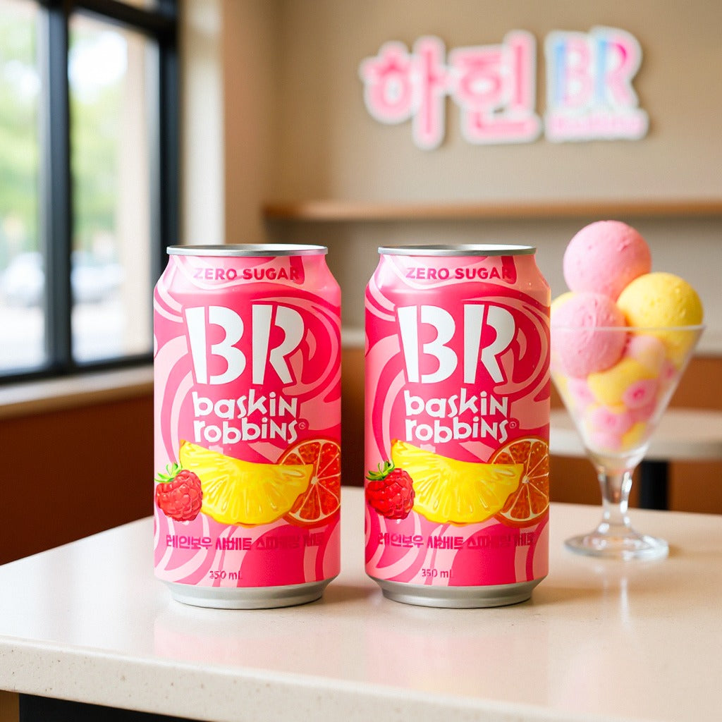 Baskin-Robins Sparkling Zero Rainbow Sherbet 350ml (BR)