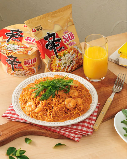 Big Bowl Shin Ramyun Stir Fry Toomba Spicy and Creamy Flavour 113g (NONGSHIM)