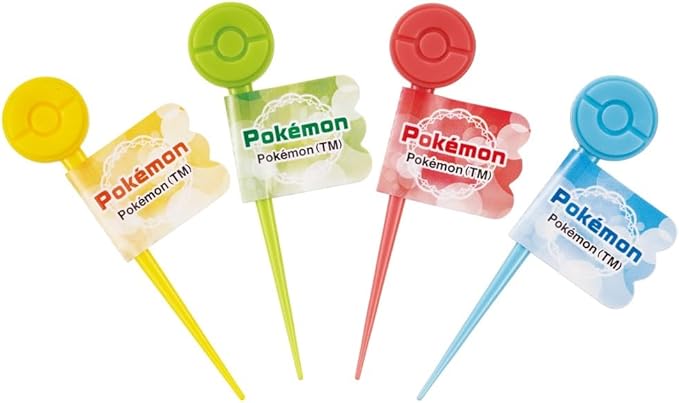 Pokemon Lunch Food Picks Skater 12-pcs-Set (SKATER)