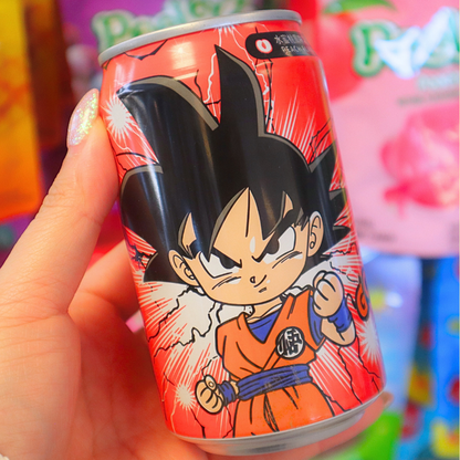 Dragon Ball Sparkling Water Goku Peach Flavour 330ml (OCEAN BOMB)