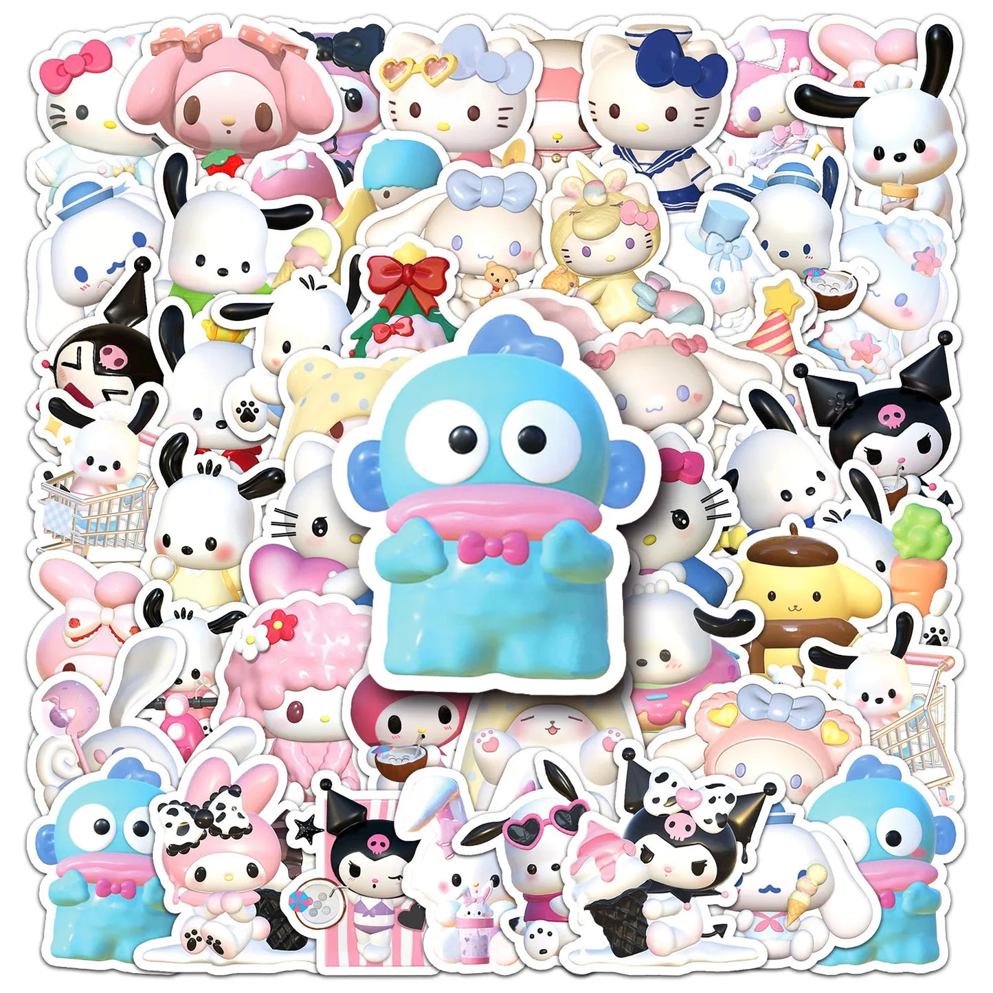 Sticker Flakes Sanrio Friends