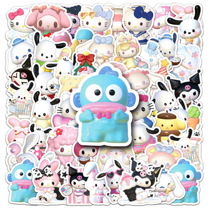 Sticker Flakes Sanrio Friends