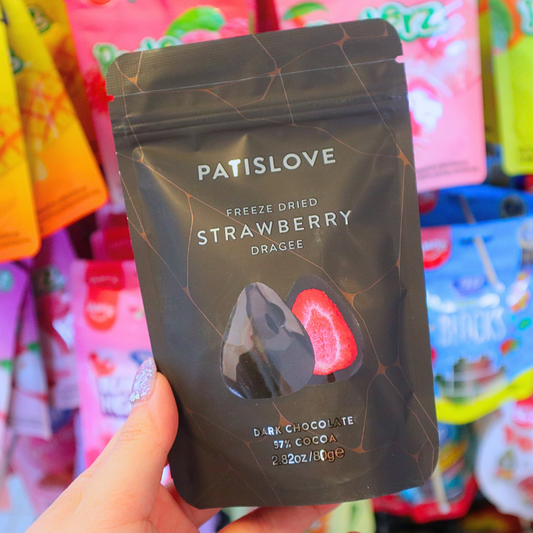 Freeze Dried Strawberry & Dark Chocolate 80g (PATISWISS)