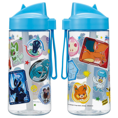 Pokemon Straw Water Bottle 500ml (SKATER)