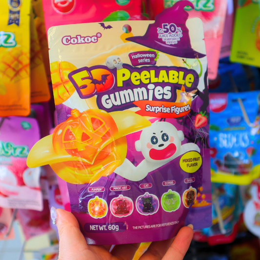 Halloween Peelable Soft Candy Mixed Fruit 60g (COKOC)