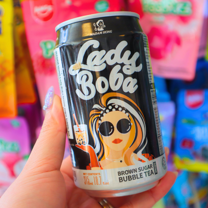 Lady Boba Bubble Tea Brown Sugar 315ml (MADAM HONG) HALAL DATOVARE
