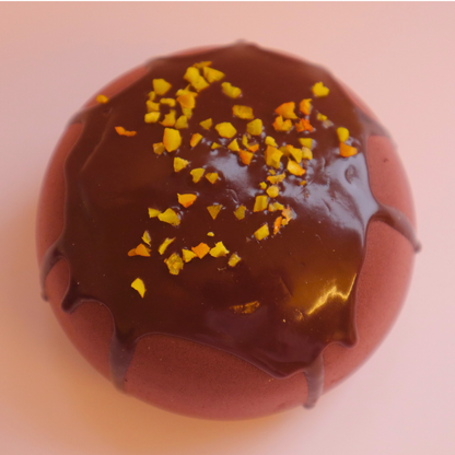 Squishy Donut Bun Chocolate Frosting