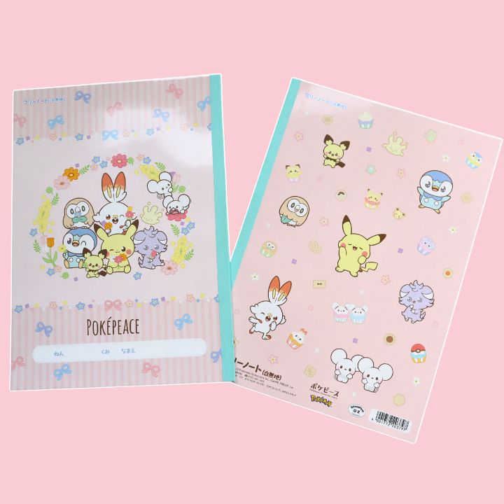 A4 Skrivebok Pokemon Pokepeace Pink