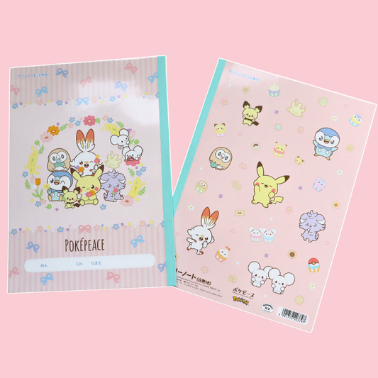 A4 Skrivebok Pokemon Pokepeace Pink