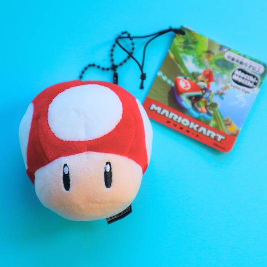 Mario Cart Mocchi Ball Chain Mascot Dash Mushroom (Takara Tomy A.R.T.S)