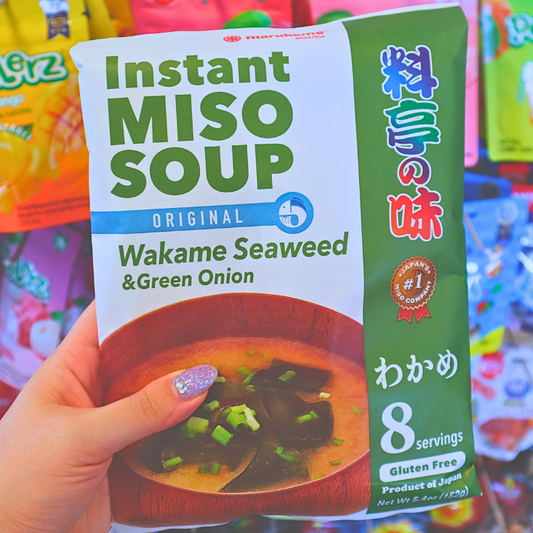 Instant Miso Soup Ryotei no Aji Wakame 8 Servings 152g (MARUKOME)
