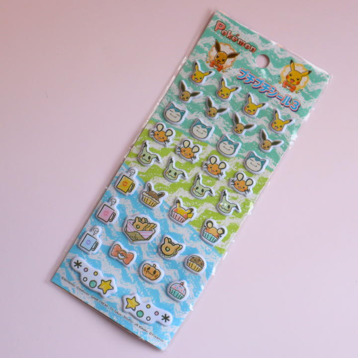 Puffy Sticker Sheet Pokémon (Pokémon)