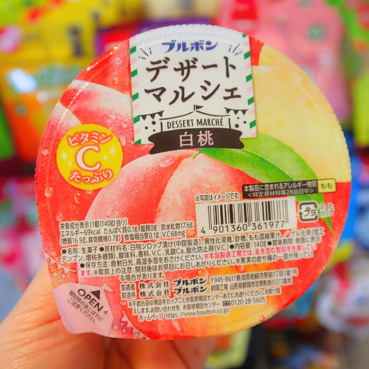 Dessert Marche Peach Jelly Dessert 140g (BOURBON) DATOVARE