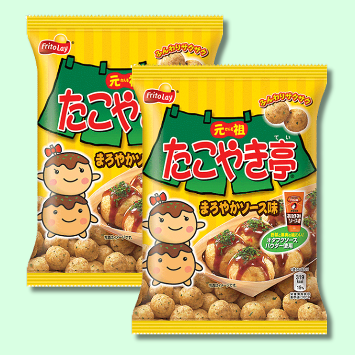 Corn Snacks Takoyaki-tei Mild Sauce Flavor Ganso 55g (Frito Lay)