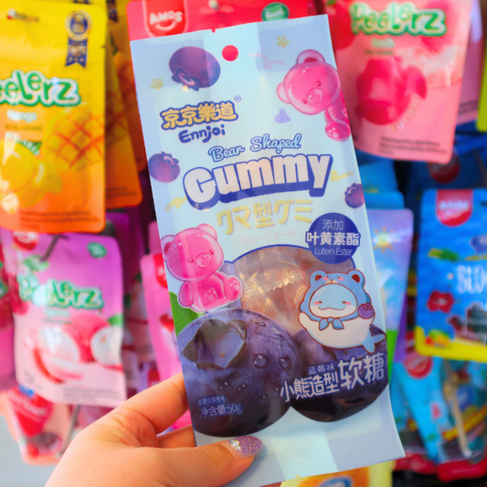 Bear Shaped Blueberry Gummy 50g (ENNJOI) DATOVARE