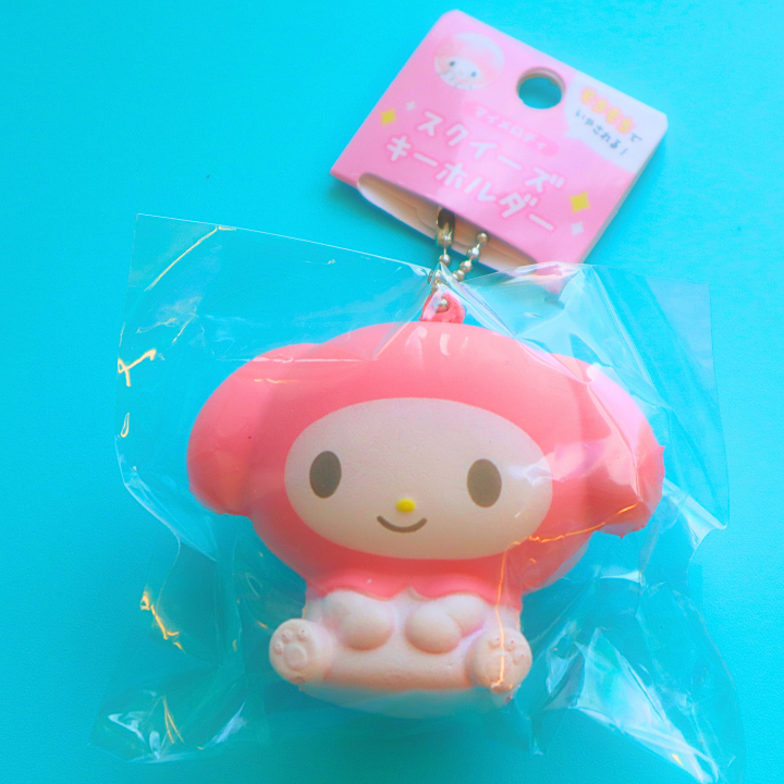 Licensed Sanrio Squishy Keychain My Melody (CUTE MODEL)