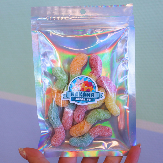 Freeze Dried Sour Glowworms 8stk