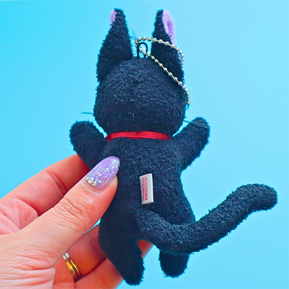 Studio Ghibli Kiki's Delivery Service Plush Keychain Jiji Belly-rub Position (SUM ARROW)