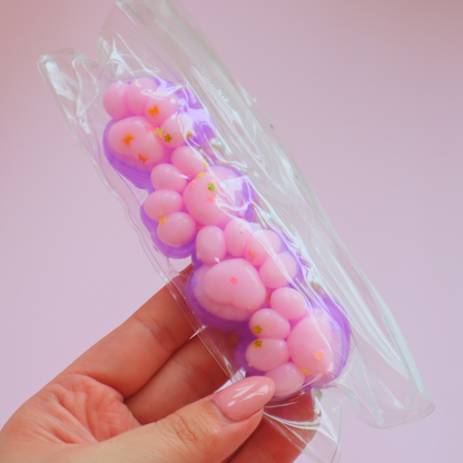 Taba Squishy Dango Cat Paws 12cm Rosa X Lilla