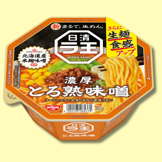 Instant Ramen Raoh Bowl Rich Miso 118g (Nissin)