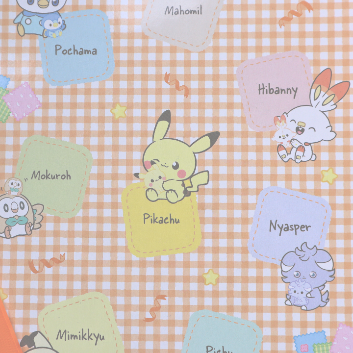 A4 Skrivebok Pokemon Pokepeace Orange