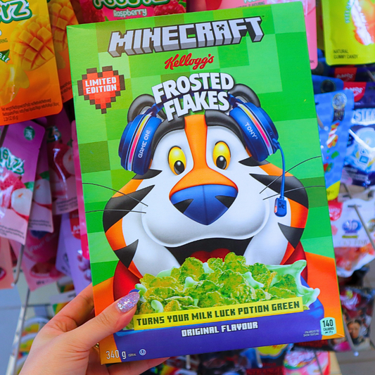 Limited Edition! Frosted Flakes Minecraft 340g (KELLOGG’S) DATOVARE
