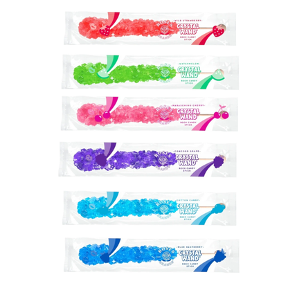 Crystal Wands Rock Candy (ROSES BRANDS)