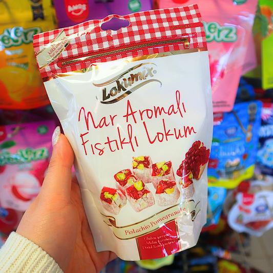 Turkish Delight Pomegranate & Pistachios 170g DATOVARE