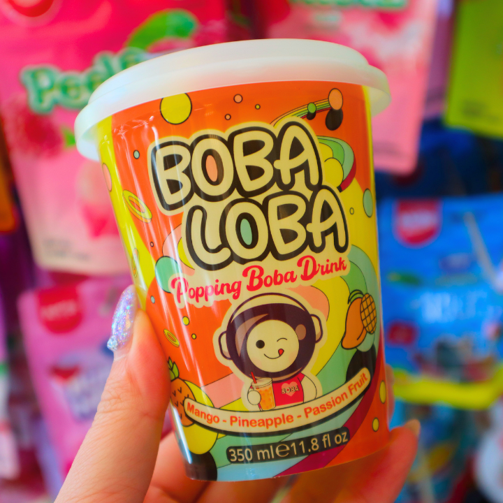 Popping Boba Bubble Tea Mango Pineapple Passion 350ml (Boba Loba) DATOVARE