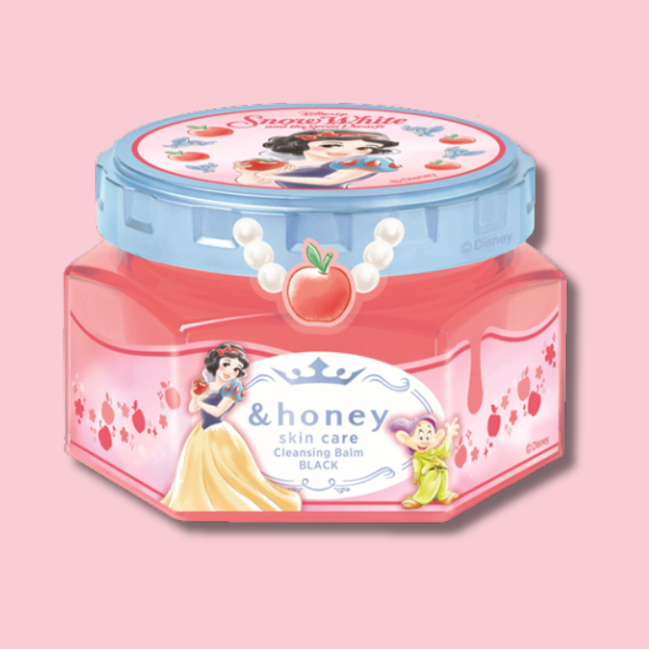 (LIMITED) &honey Cleansing Balm Disney Princess Snow White Black 90g (VICREA)