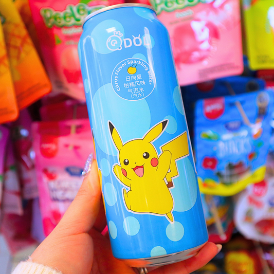 Pokemon Pikachu Hyuganatsu Citrus Sparkling Water 500ml (QDOL) DATOVARE