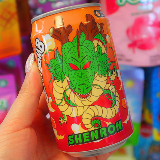 Dragon Ball Sparkling Water Shenlong Orange Flavour 330ml (OCEAN BOMB)