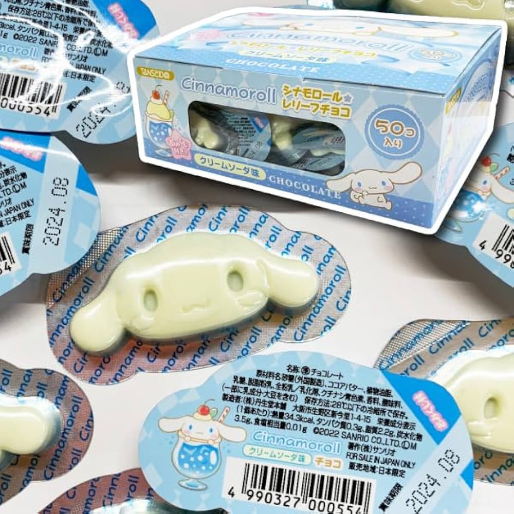 Cinnamoroll Cream Soda Chocolate 6.5g (TANSEIDO)