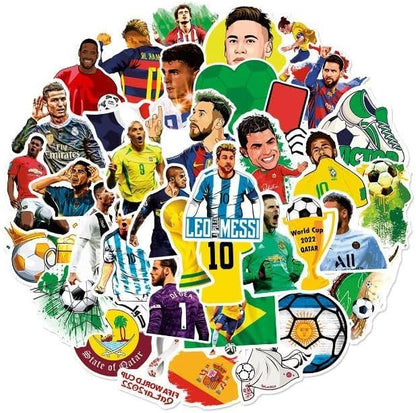 Sticker Flakes Assorted World's Football Players