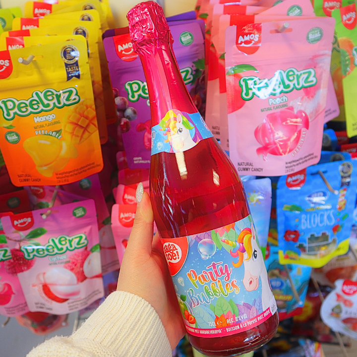 Festbobler for Barn Unicorn Apple Strawberry Flavor 750ml