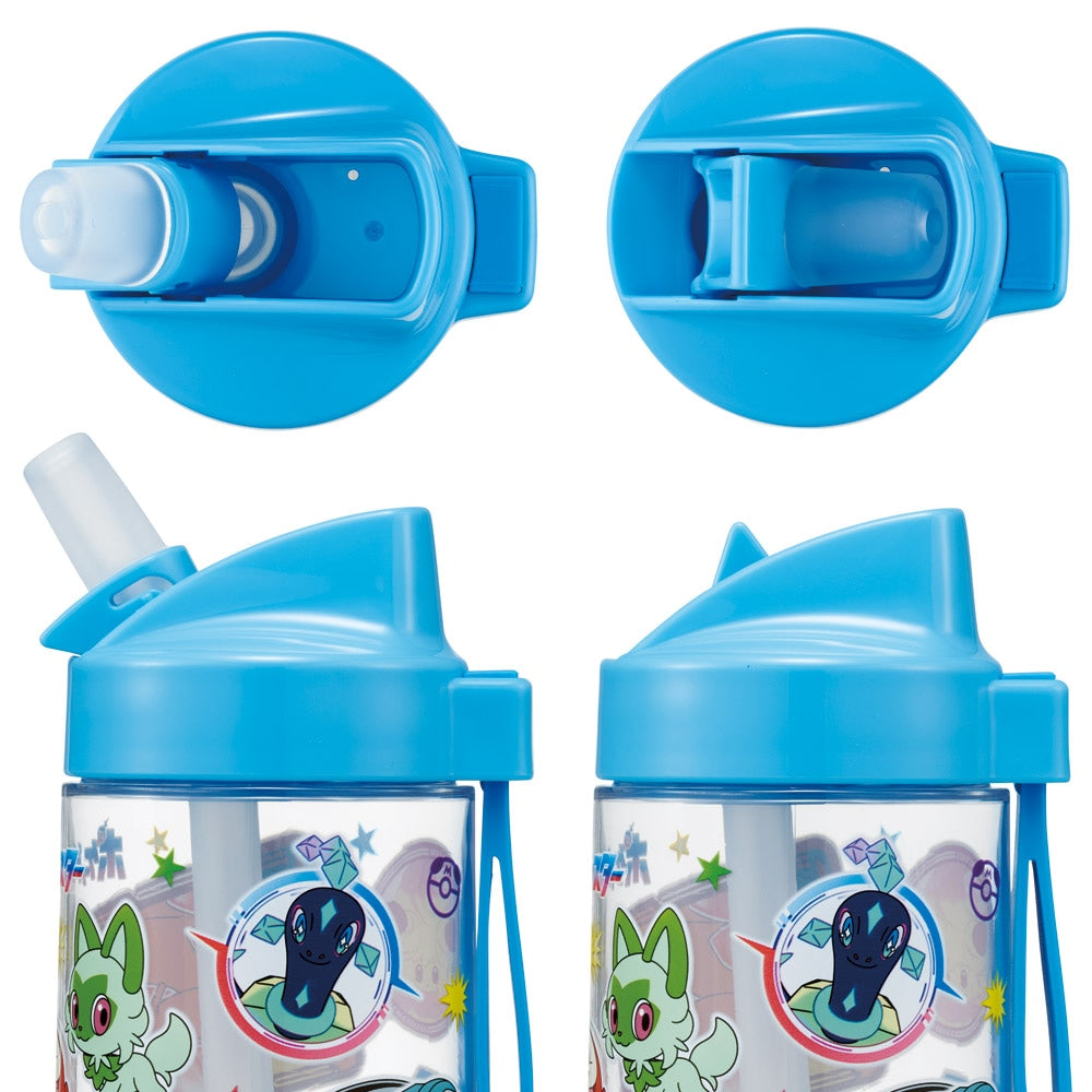 Pokemon Straw Water Bottle 500ml (SKATER)