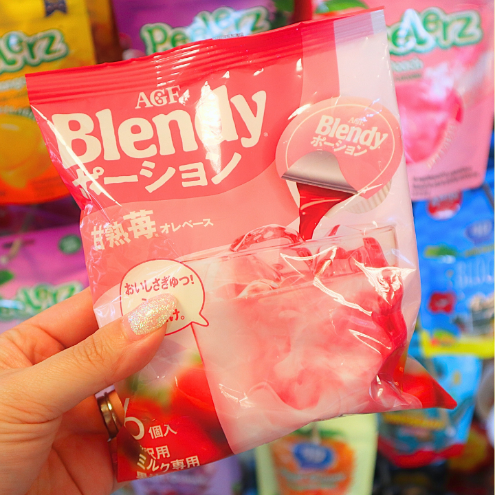 Strawberry Latte Base Portion 6pcs 120g (BLENDY) DATOVARE