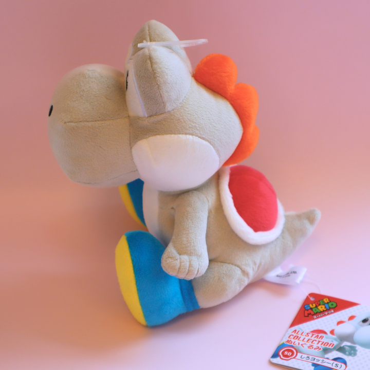 Super Mario All-Star Collection Plushie White Yoshi 20cm (SANEI)