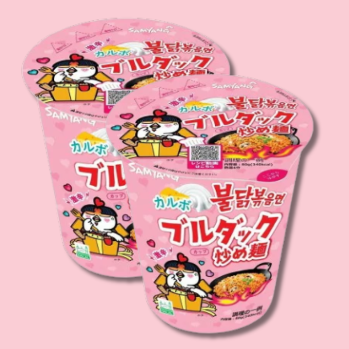 Cup Buldak Hot Chicken Noodle Carbonara 80g (Samyang)